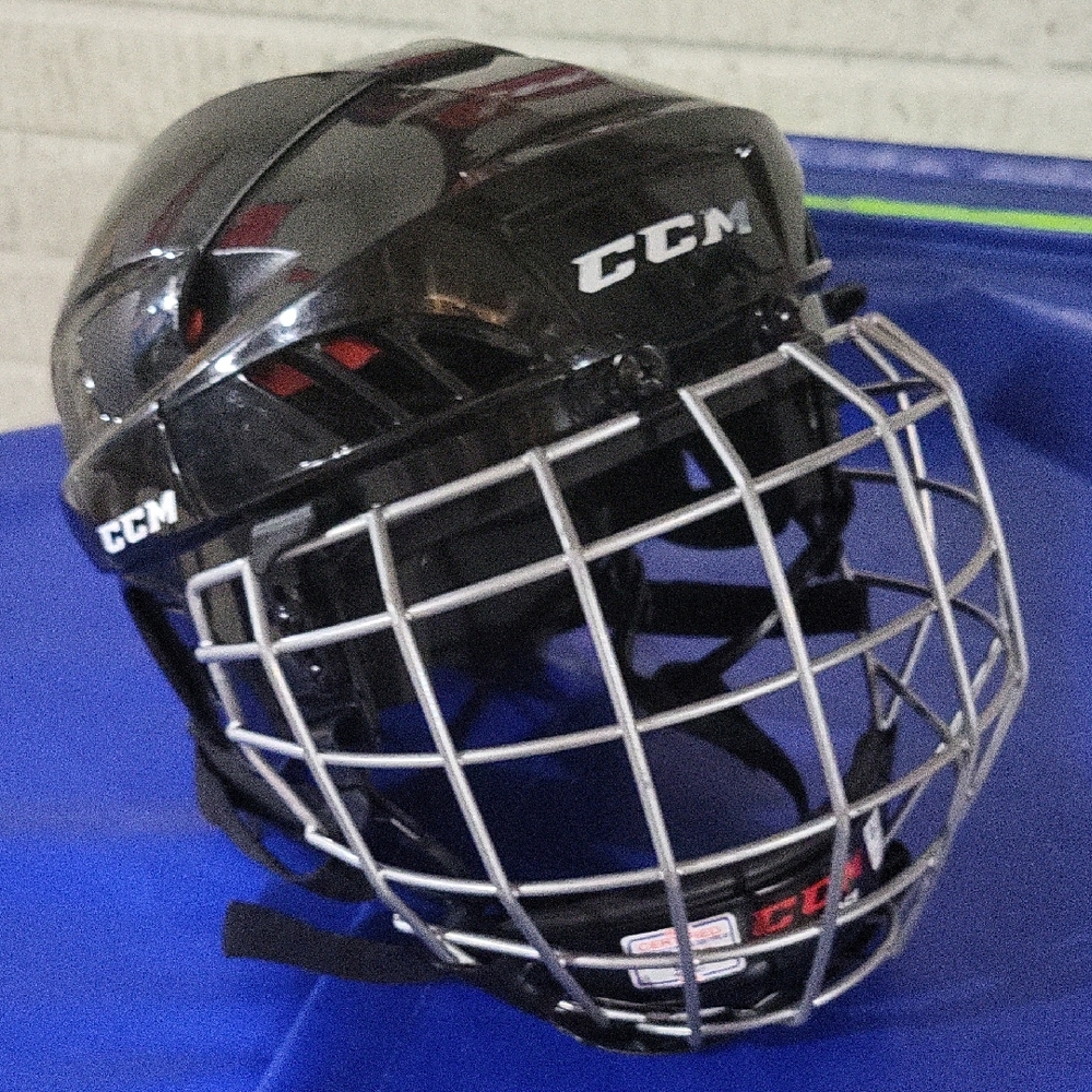 Youth CCM Black Helmet